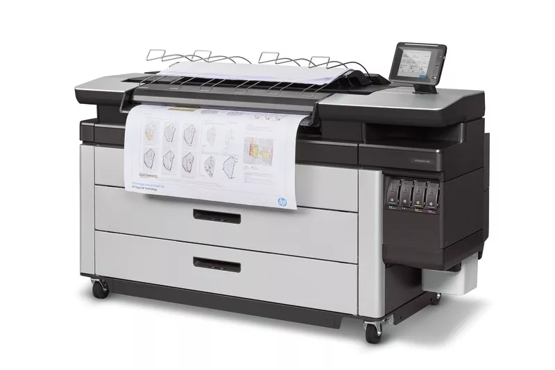 HP PageWide XL 4000 printing monochrome print